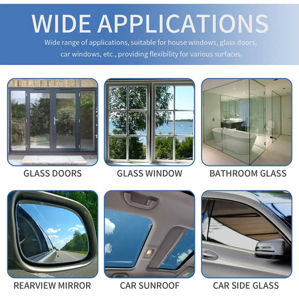 One Way Privacy Glass Spray Anti Peeping Window Film Mirror Effect Insulation UV Blocking Home Car Security Protection Coat - view 5