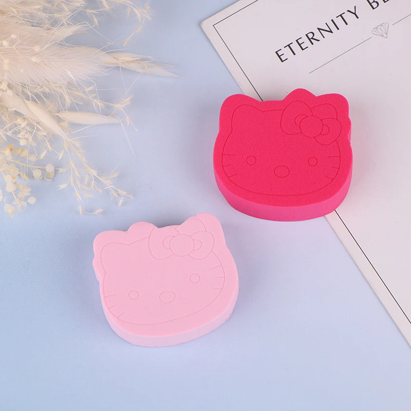 10PCS Sanrio Hellokitty shape practice sponge Facial Makeup Tools false eyelashes Eyelash Extension Display Board