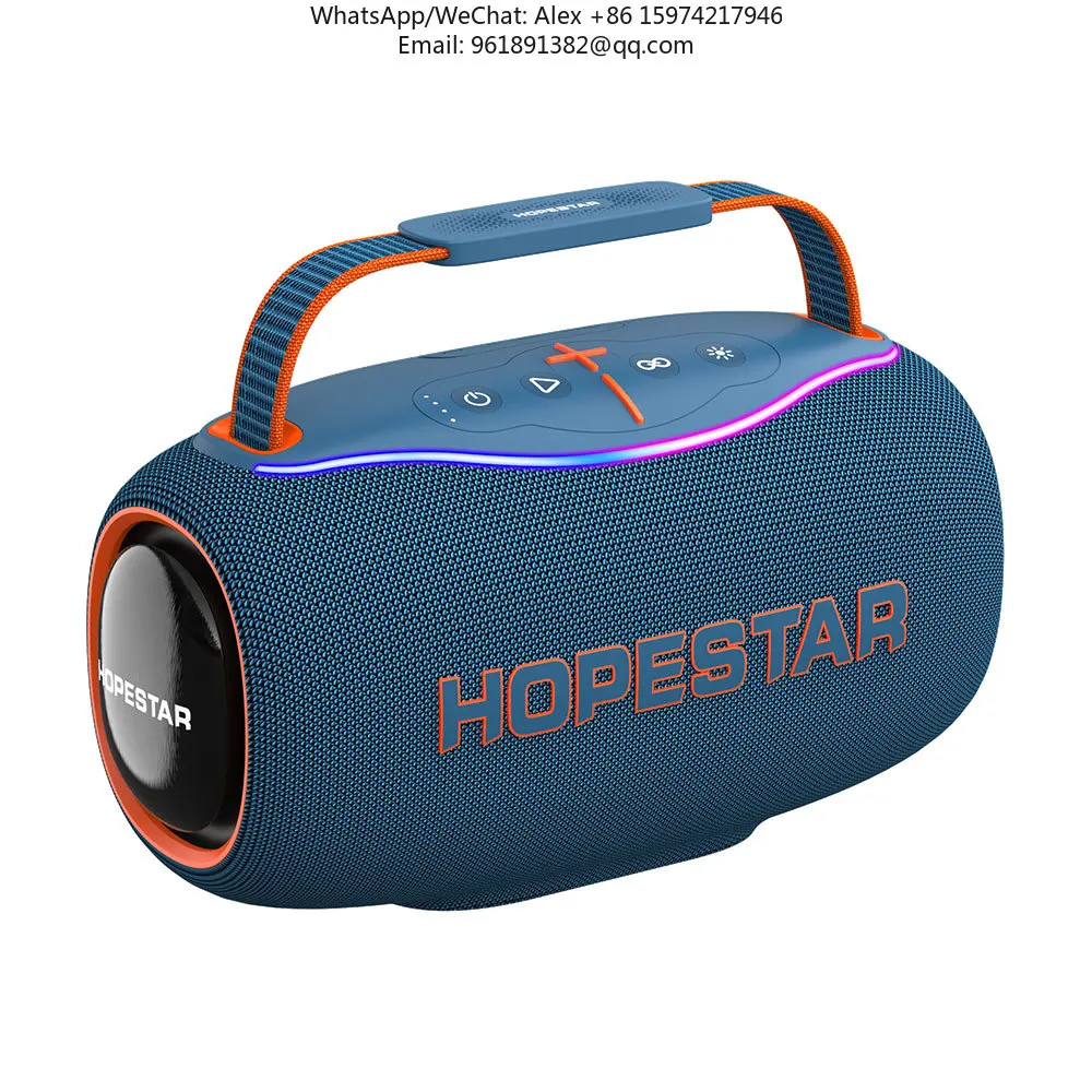 

Hopestar H80 70W Portable For Party Speaker Waterproof Outdoor With RGB LED & Bass Boost Computer Use Up 20 Hours Playtime