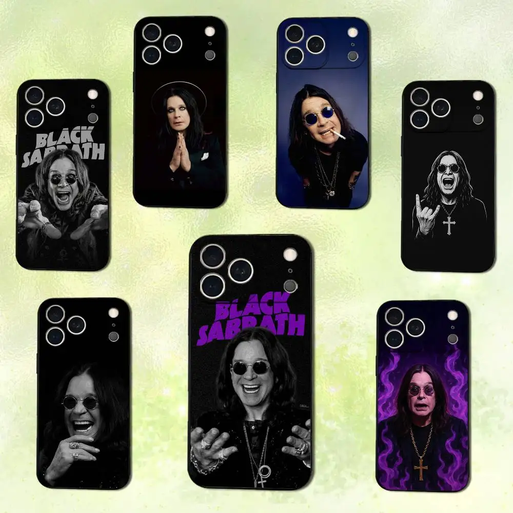 

Rock O-Ozzy O-OsbourNes Phone Case For iPhone 14,13,17,12,11,16,15,Plus,Pro Max,XS,X,XR,SE,Mini,Soft Silicone Black Cover