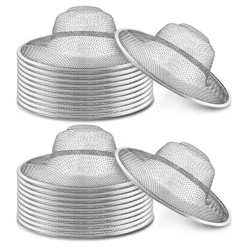 

A84X-Kitchen Sink Drain Strainer, 40 Pcs Mesh Stainless Steel Slop Basket Filter Trap Metal, 4.5" Diameter