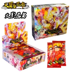 Wholesales 4 Box Naruto Collectible Cards Original Anime Figure Rare Collection Cards SSP CP Flash Card Children's Toy Gifts