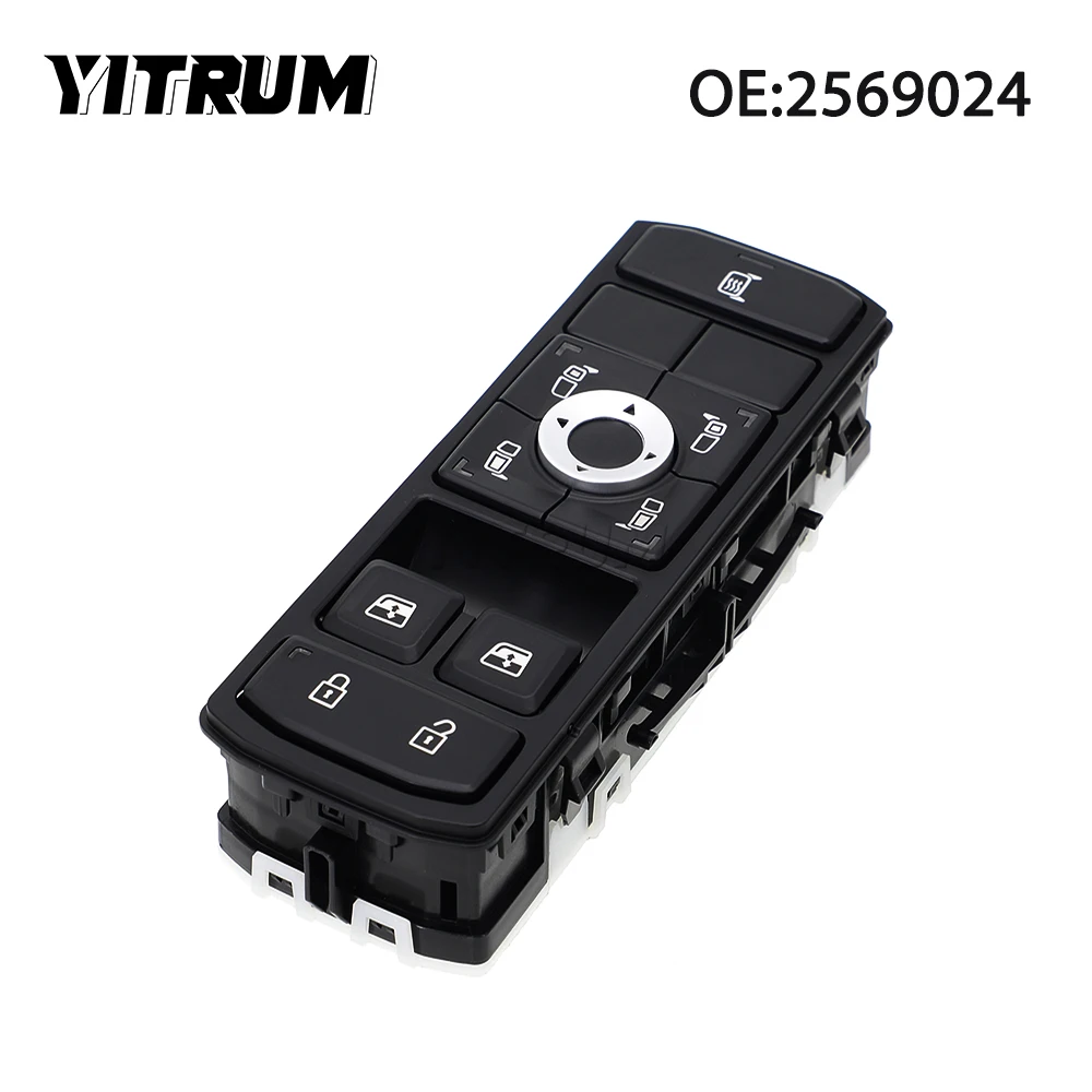 YITRUM 2569024 Power Master Control Window Switch lifter For Scania Truck R S NGT 5Pins