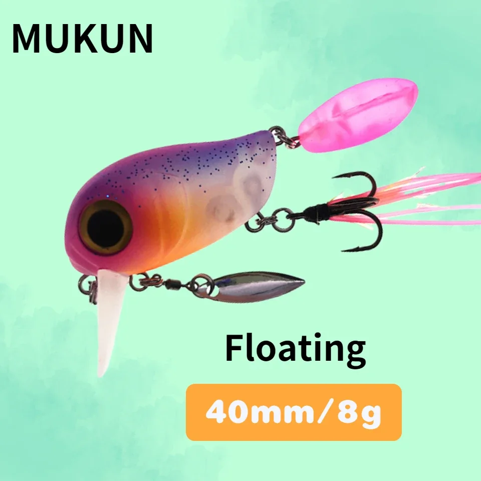 Двухсекционная приманка для водной поверхности, пухлая искусственная приманка, приманка для гольяна 8 г, приманка, плавающая приманка, приманка для морского окуня