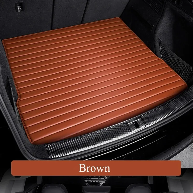 Stripe Custom Style Car Trunk Mats for Audi Q3 2012-2018 2019-2022 Q5 2009-2018 2019-2022 Car Accessories view 4