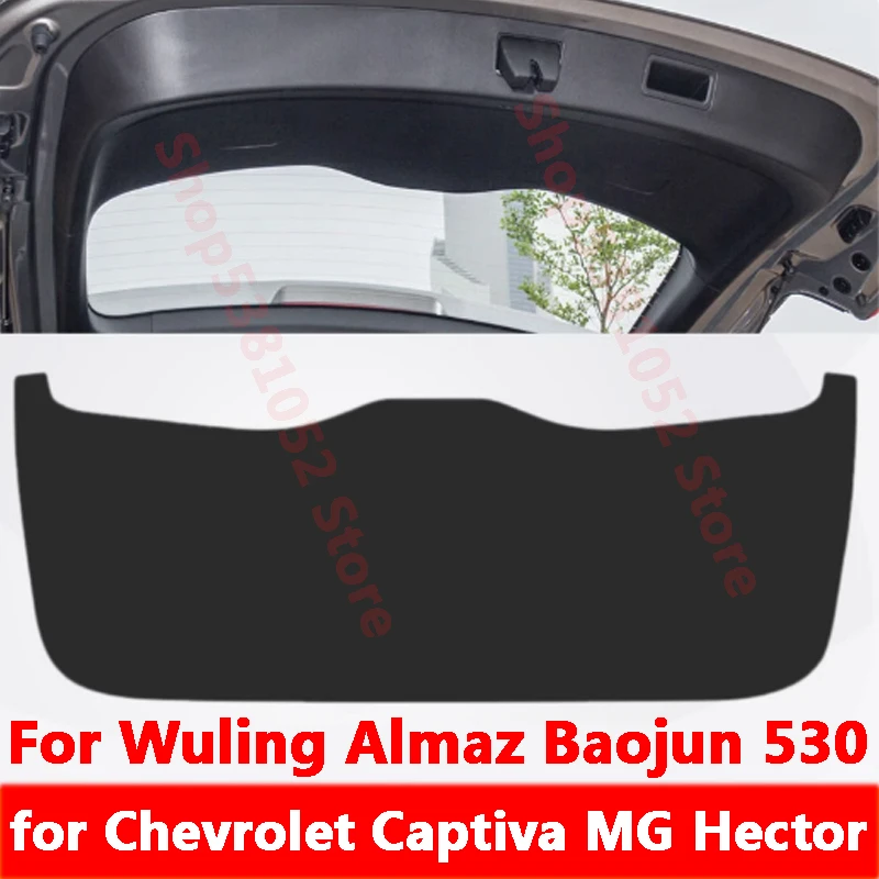 For Wuling Almaz Baojun 530 Chevrolet Captiva MG Hector Car Trunk PU Leather Protective Pad Car Trunk Tailgate Protection