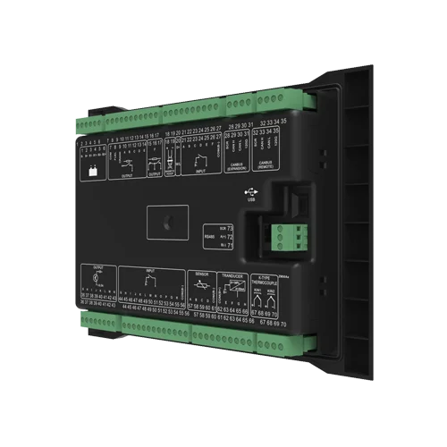 وحدة تحكم بالمراقبة عن بعد لمحرك الديزل البحري HMC9000S 4.3 بوصة شاشة ملونة + RS485 + التحكم في سرعة GOV + توسيع الوحدة #5