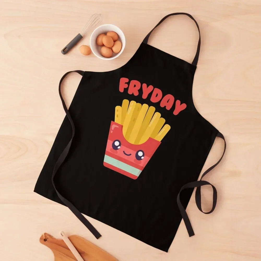 

Fry Day Apron Chef Uniform Kitchen Supplies New year's Apron