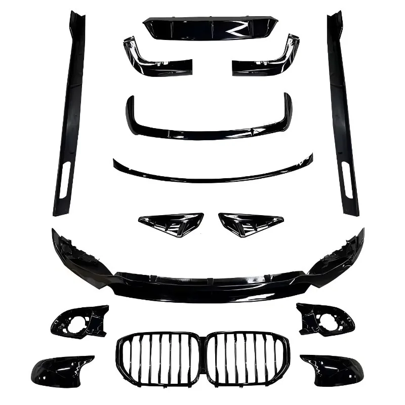 

Zuimi High-endG05 Black Body Kits For X5 G05 Upgrade Black BodyKit Front Bumper Lip Diffuser Side Skirt Grille Exhaust Pipe