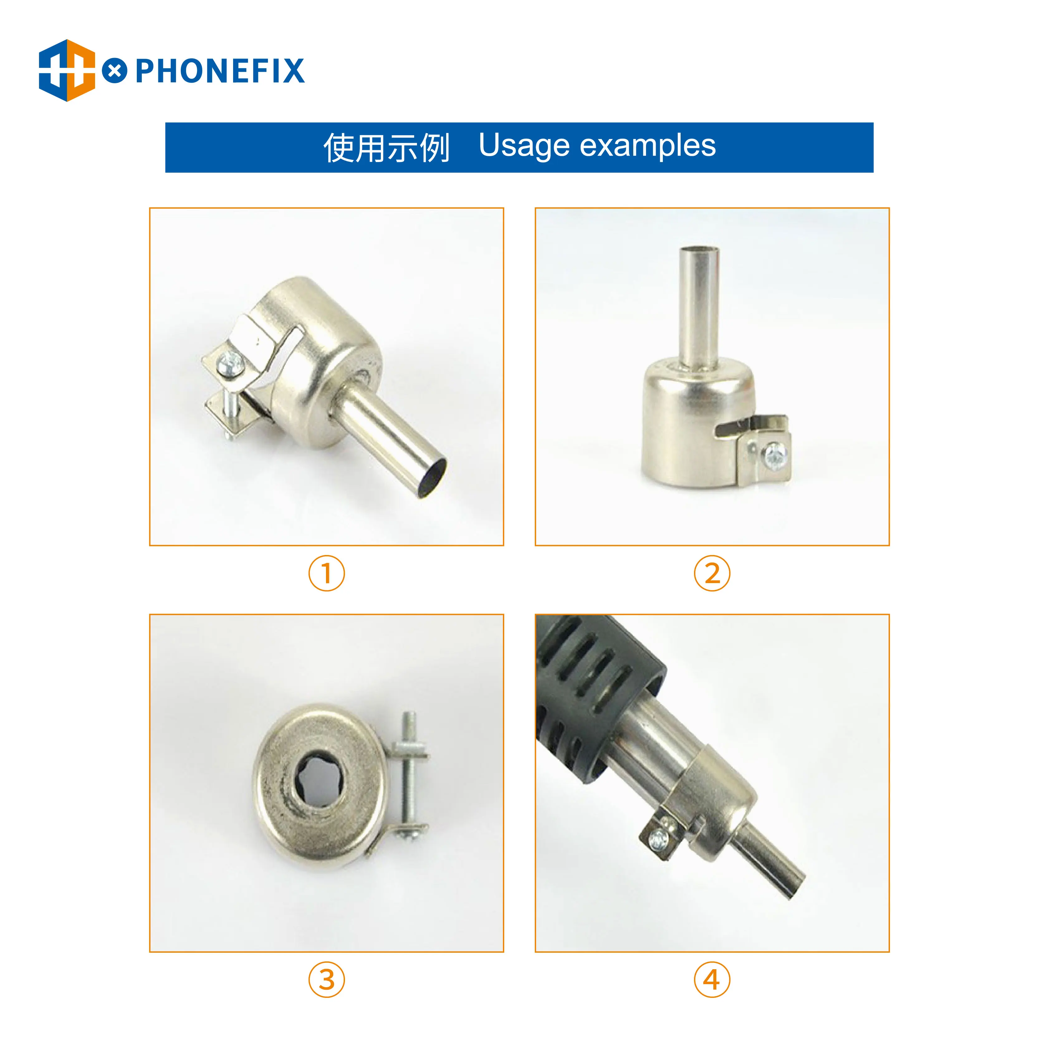 Station de soudage à buse à air chaud série 850, SMD, BGA, accessoires de soudage, odorà chaleur, buse de soudage, 3mm, 4mm, 5/6mm, 7mm, 8mm, 10mm