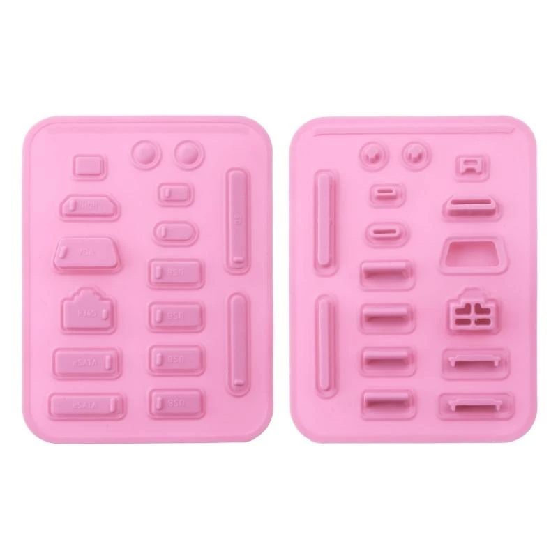 W89C 16 pezzi Protettore per cappuccio per coperchio antipolta per il Desktop Protecor