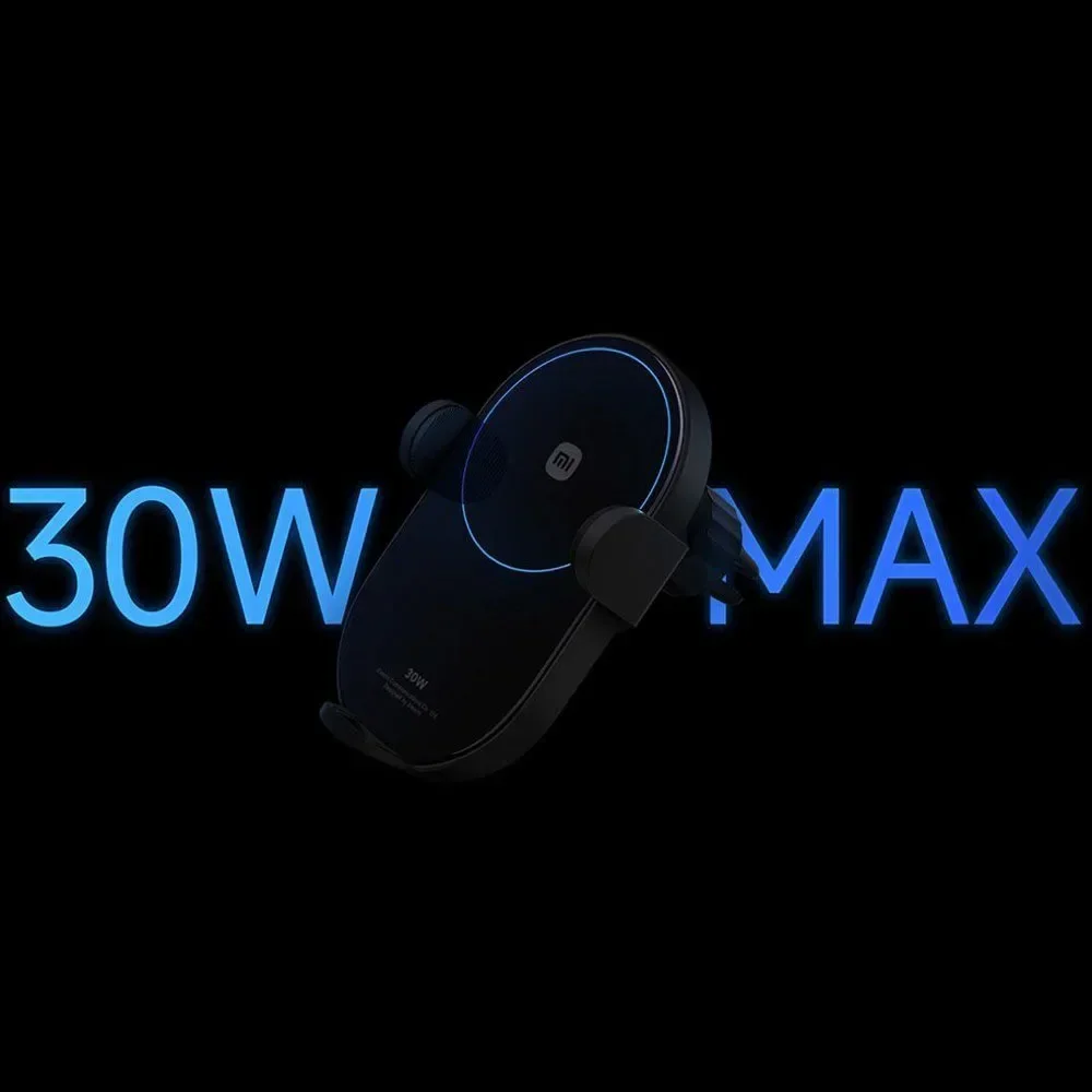 Xiaomi Wireless Car Charger 30W Max Wireless Fast Flash Charging Support Power-Off and Inductive Expansion Phone Holder