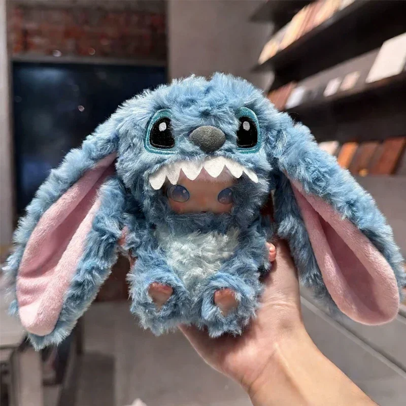 

Cute Clothing Set for Labubu Stitch Cartoon Outfits Mini Plush 17cm Doll Clothes Accessories New Products Fashion Christmas Gift