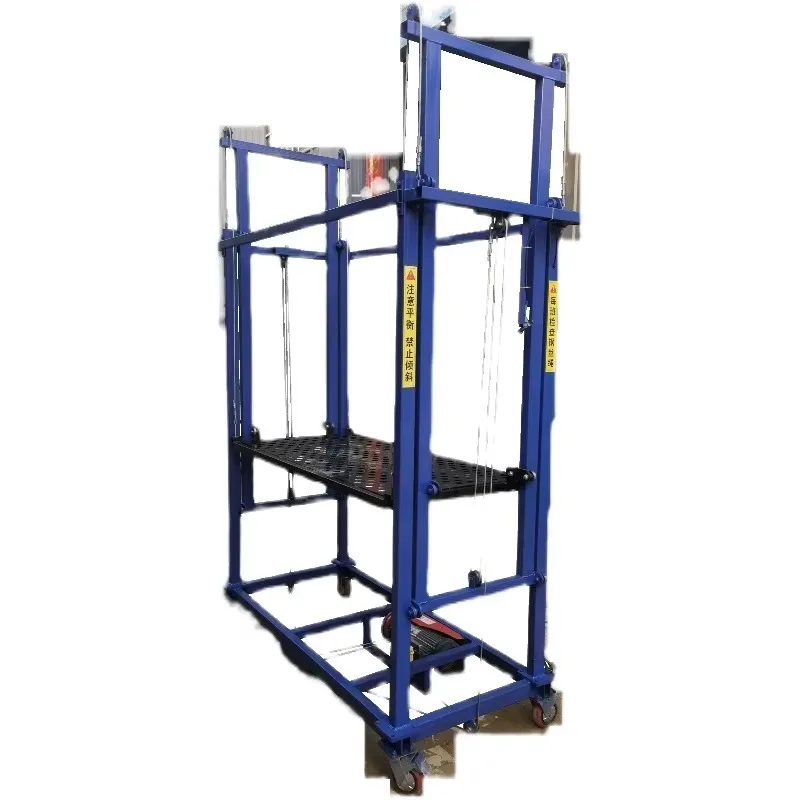 

YG Portable Electric Scaffolding Platform Removable 500kg Capacity Hoist 10m Lifting Height 220v Wire Rope Sling Used for Mine