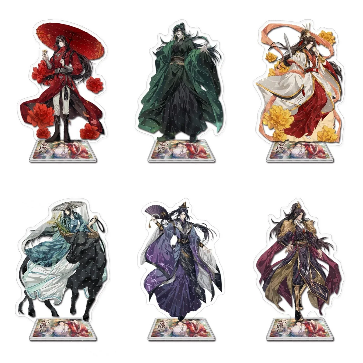 Xmas Gift Tgcf Anime Key Chain Tian Guan Ci Fu Women Man Xie Lian Acrylic Stand Hua Cheng Ornament