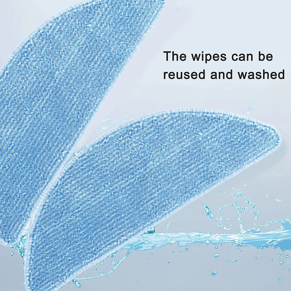 A20M 12 Pcs Side Brush and Rag for V9 / V9 Pro / G9 / G9 Pro Robot Vacuum Cleaner Parts Replacement