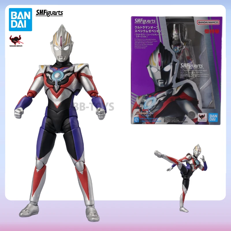 

In Stock Bandai SHF Ultraman Series Orb Spacium Zeperion Joints Movable Anime Action Figure Finished Toys Collectible Original