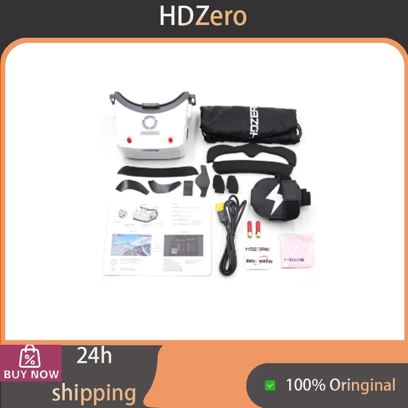 HDZero BOXPRO / BOXPRO+ All-in-One Box FPV Goggles, Built-in Digital & Analog Receiver, HDMI Input FPV Drone Racing Glasses with