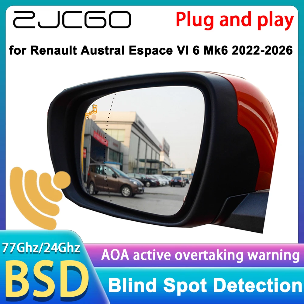 

for Renault Austral Espace VI 6 Mk6 2022-2026 OEM Blind Spot Monitoring Warning Detection BSM BSD BSW System Radar Detector