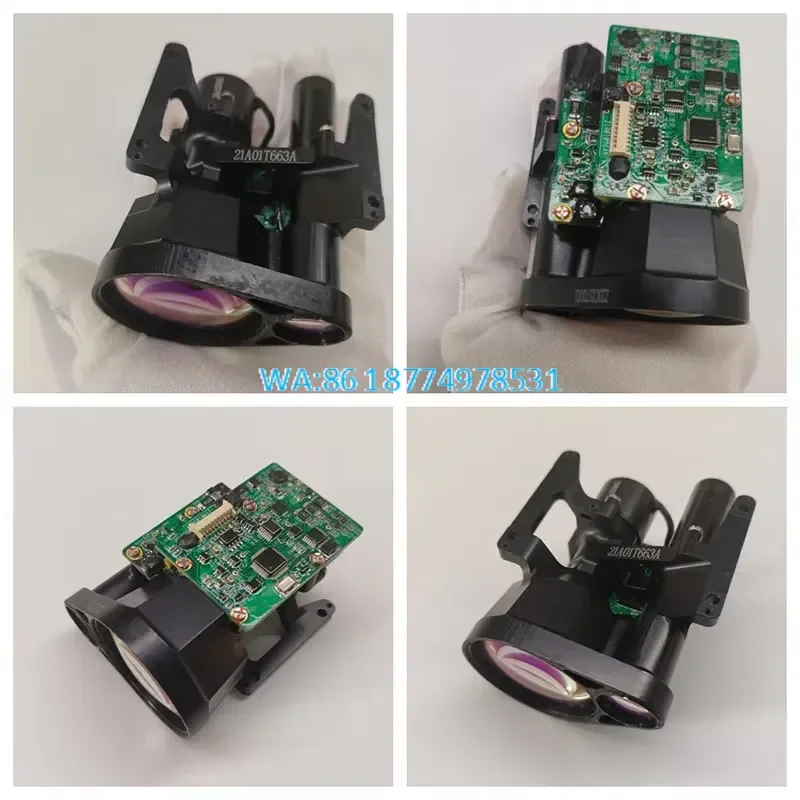 Wmwmnu for Bilateral Distance Sensor RS422 Anti Pod Measurement 25mm Receiving Aperture 8km Rangefinder