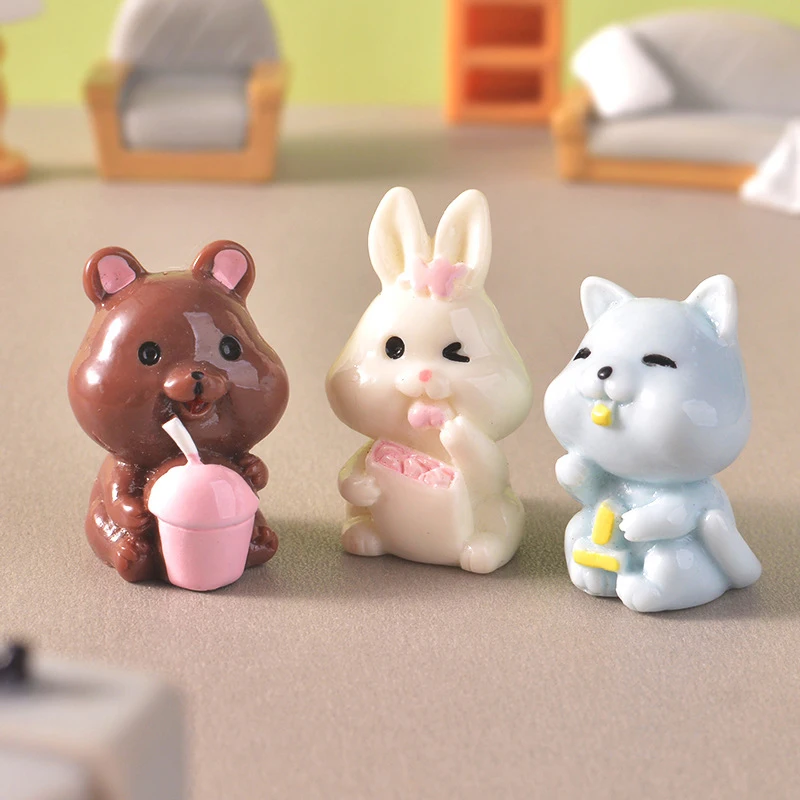 

Small Animal Figurine Landscape Home Kawaii Room Decor Miniature Fairy Garden Decoration Accessories