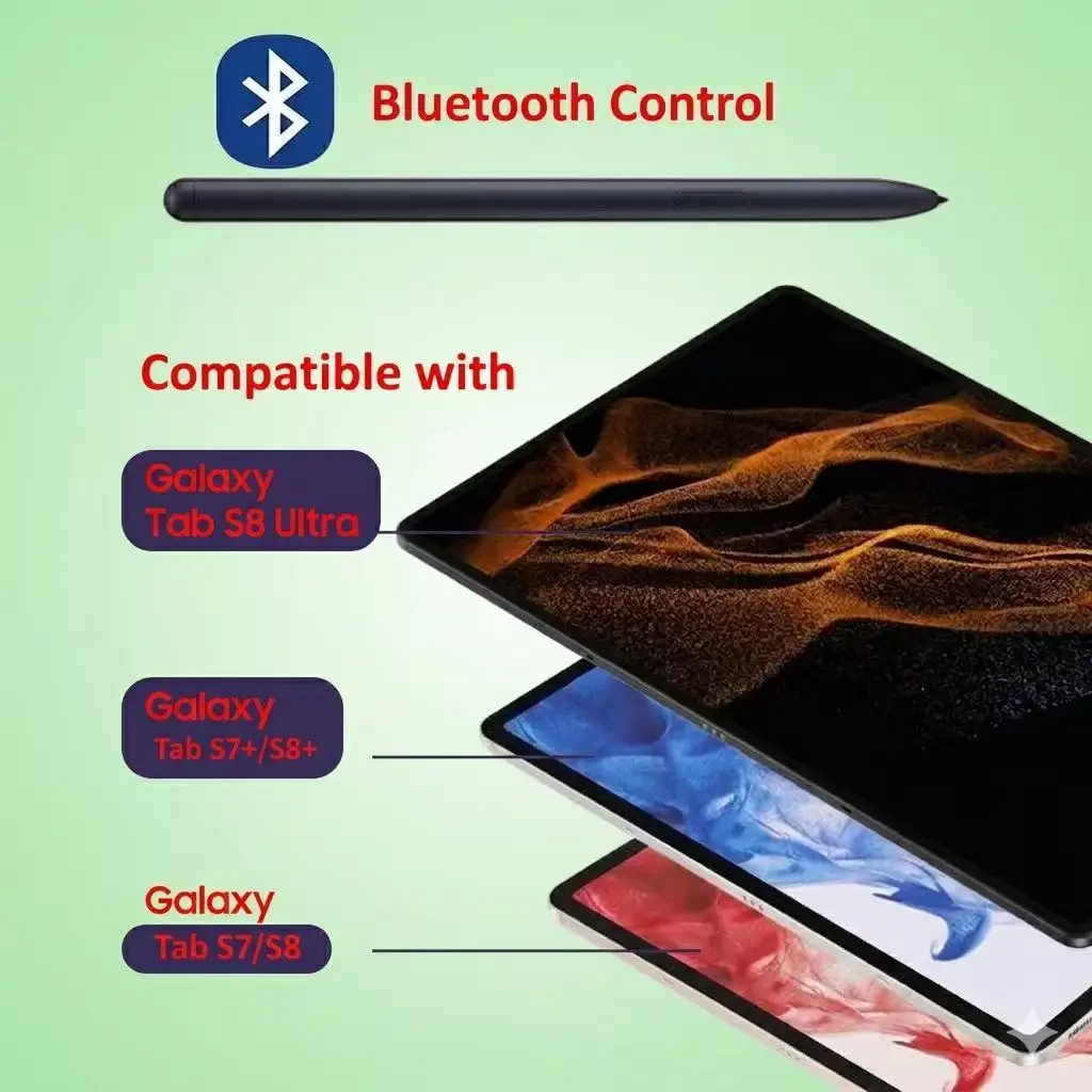 For Samsung Galaxy Tab S7 S7+ SM-T970 T870 Tab S8 S8+ SM-X700X800 Original Stylus S Pen Touch Replacement Pencil  With Bluetooth