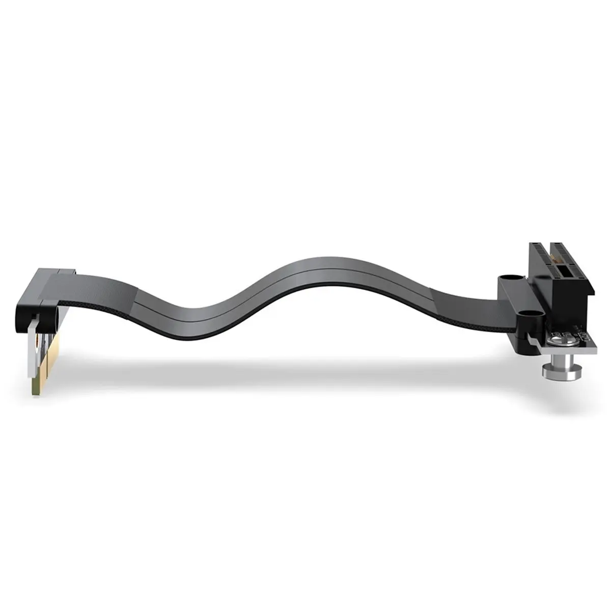 PCI-E 4X Adapter Riser Card 90 Degree Converter Card for Server Chassis Computer, 180-90 Degree Angle Extension Board