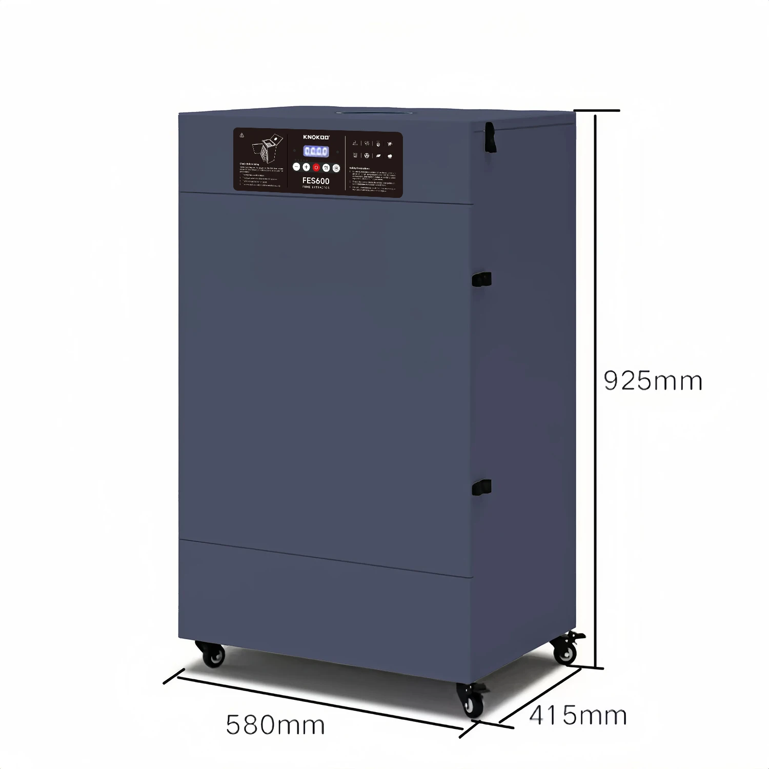 

FES800 Mobile Welding Fume Extractor Industrial Alarm System CE RoHS Certified New for Dust Collector Woodworking Metal