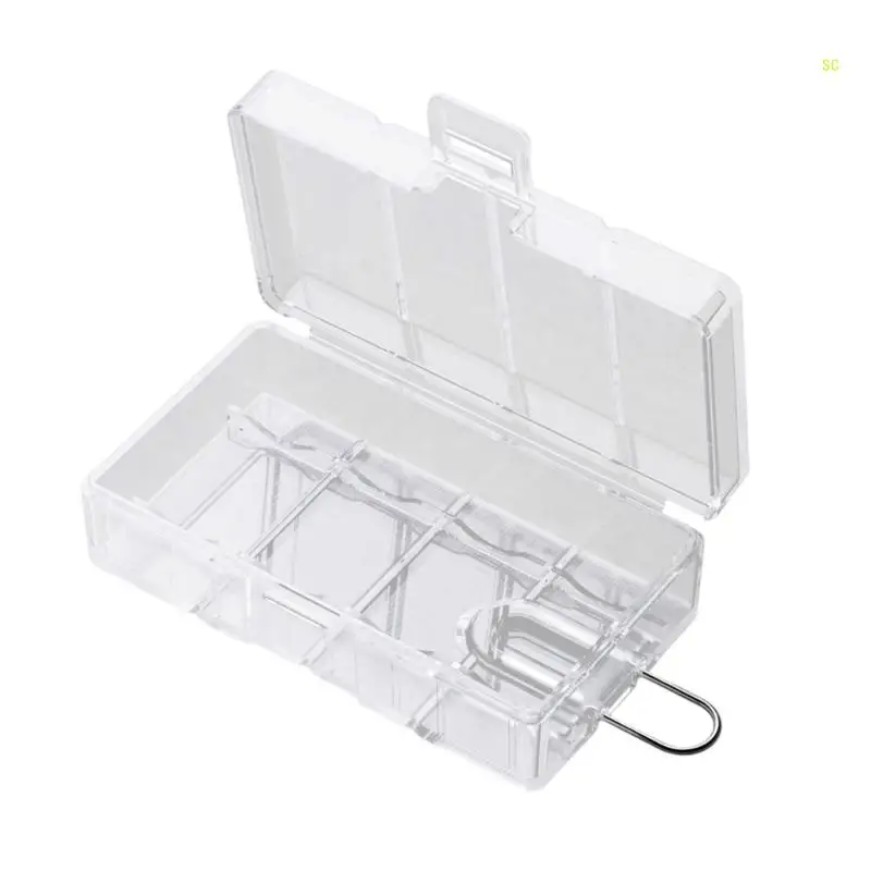 Travel Friendly Storage Delicate Battery Storage Box Perfect for 16340 Batteries Dropshipping