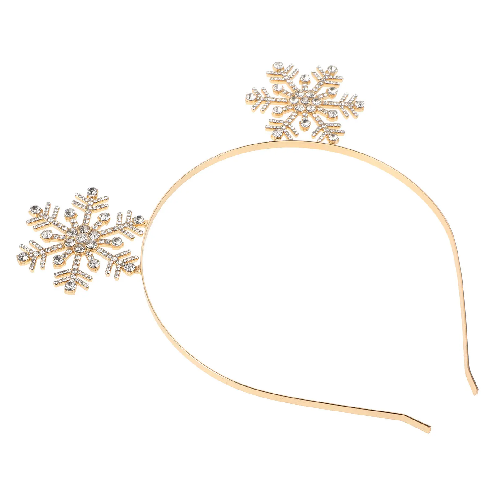 

Headbands Snowflake Festive Hair Number Cheistmas Golden Christmas Costume Accessories