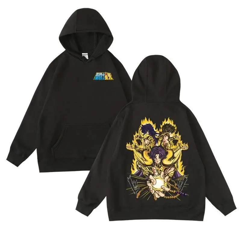 

Hoodie Fashion Men's White Cotton Sweatshirt The Blood Warfare Arc Final Season Anime Characters Black Text Oversized Streetwear