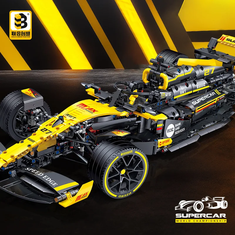 1:8 Simulatie Snelheid Racing Model Bouwstenen Kit Sportwagen Serie Creatieve Montage Bakstenen Voertuig Speelgoed Aanpasbaar Kid Gift