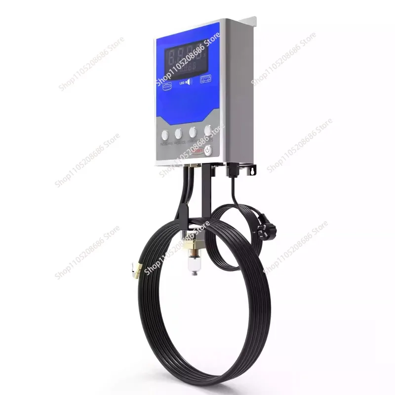 Portable Car Tyre Inflator Machine With Power Indicator / Digital Car Tire Inflator