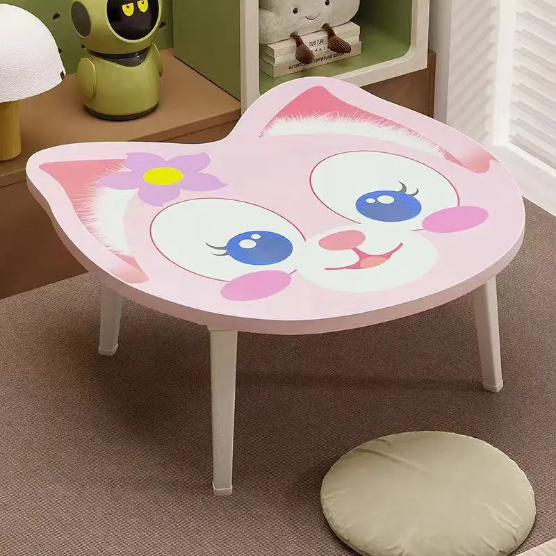 

Foldable Be Laptop Table Bedroom Folding Table Cartoon Small Table Large Computer Desk Furniture