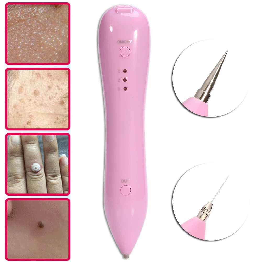 3 Levels Mini Freckle Pen Usb Rechargeable Wart Speckle Tattoo Removal Pen Beauty Equipment