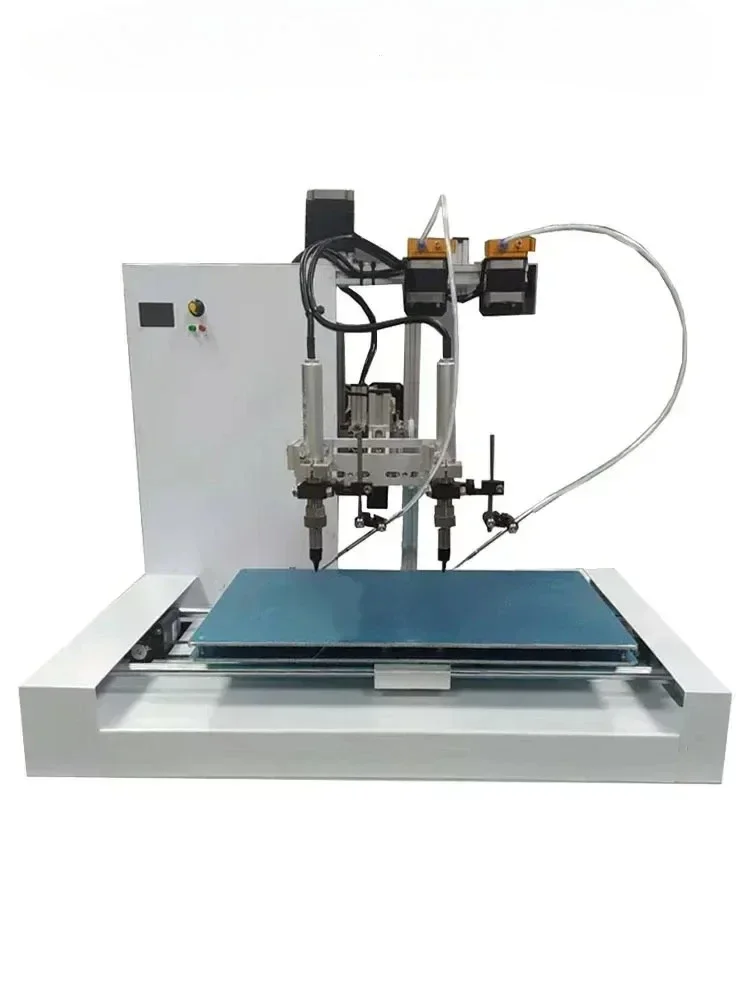

Double-head high-efficiency automatic soldering machinePCB post-soldering board automatic soldering electrochrome head
