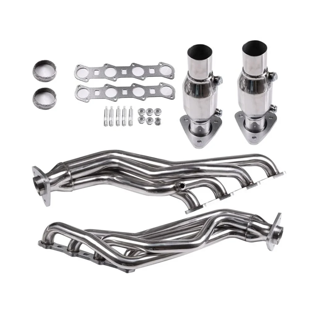 

Exhaust Manifold & Gasket Kit Exhaust Header for 1999-2003 Ford F150 97-99 Ford F250 5.4L Custom Manifold
