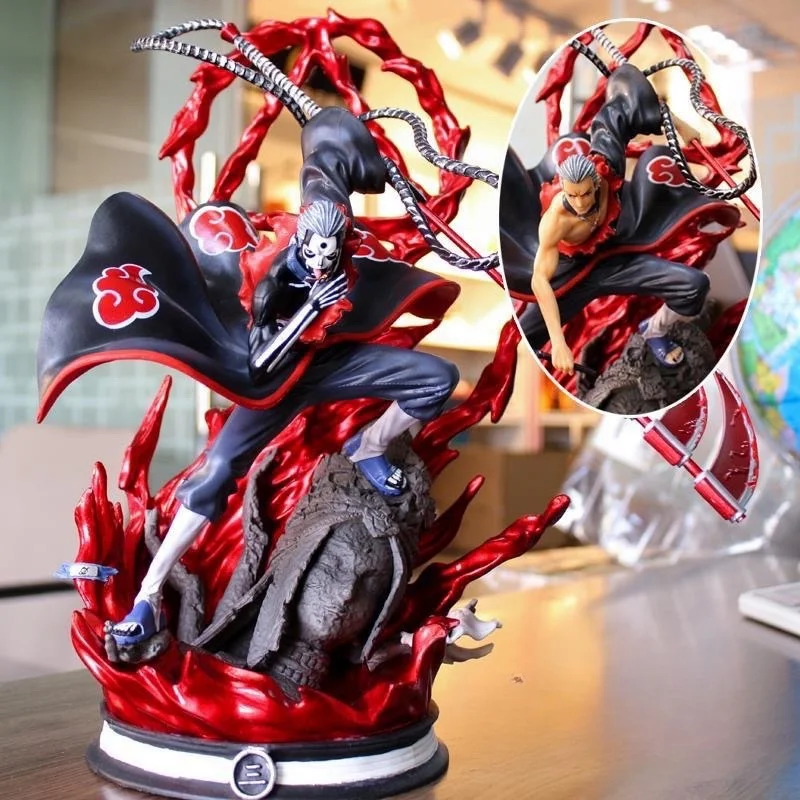 35CM Large - Sized Anime Naruto Akatsuki Figures Model Toy PVC Konan Kakuzu Action Figure Gk Statue Collection Decorative Gift