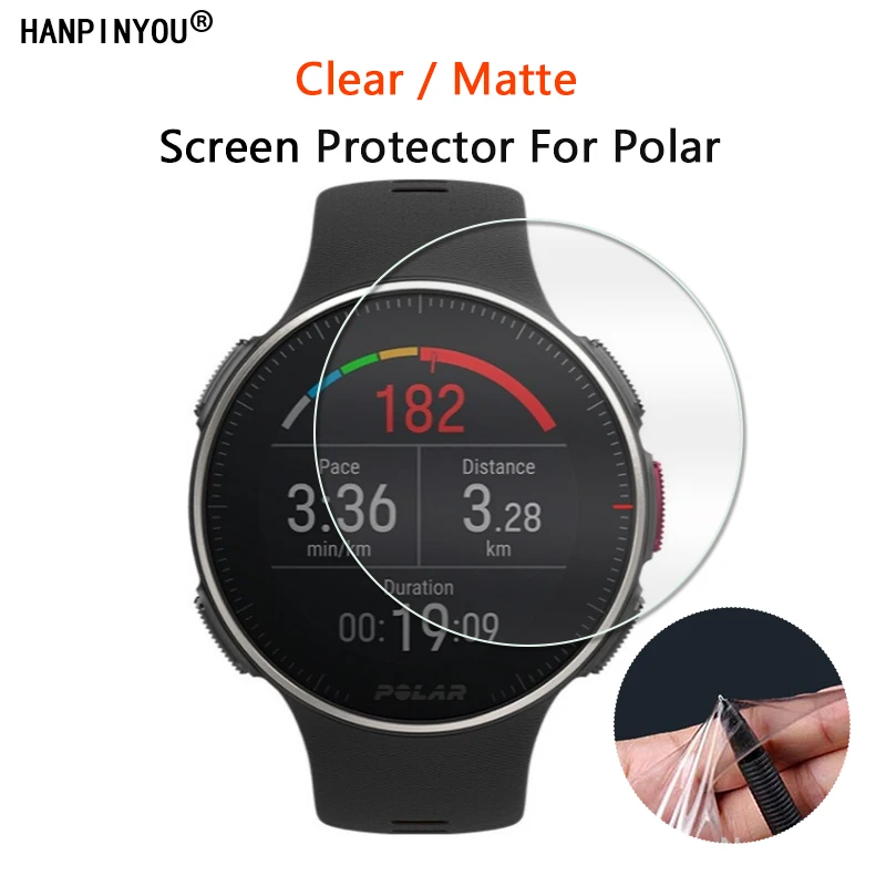 For Polar Unite Grit X Pro Vantage M2 V2 V Titan M Ignite 2 Clear Glossy Matte Screen Protector Soft Film -Not Tempered Glass