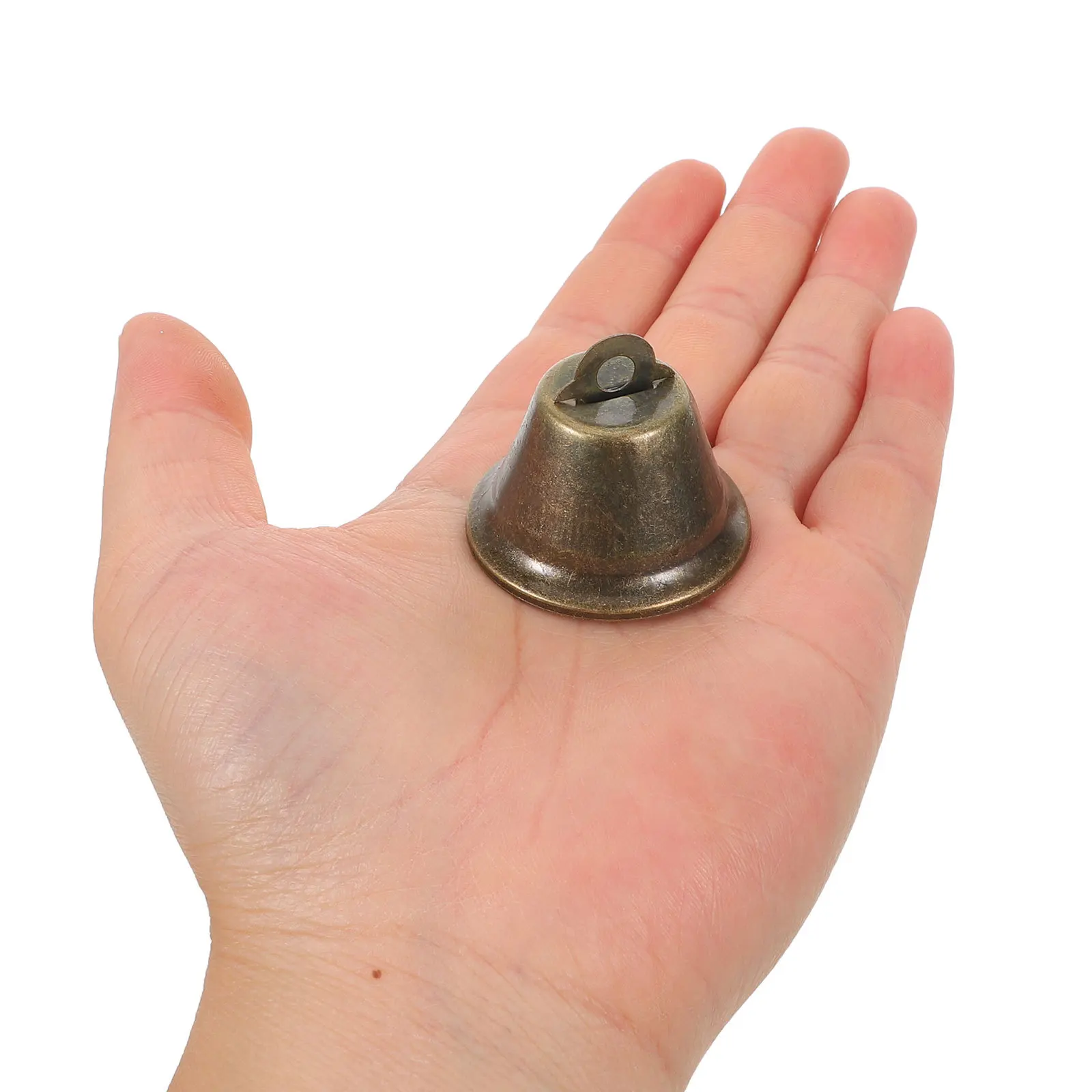 

20Pcs Small Vintage Bells Bronze Tone Craft Bells for DIY Projects Holiday Tree Decor Wind Chime Making Rustic Decorative