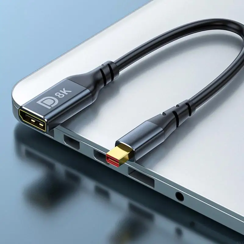 83cc 8K Mini DisplayPort per Adattatore per cavo DisplayPer Bidirectional DisplayPort Convertitori del cavo estensione per