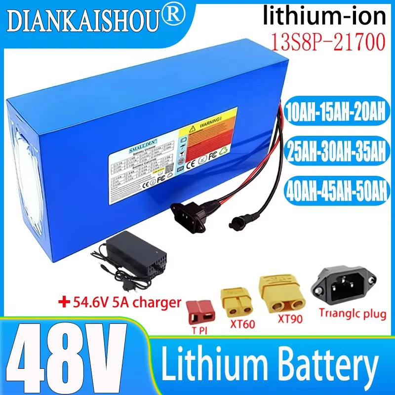 

21700 lithium battery 48V 10Ah 15Ah 20Ah 25Ah 30Ah 35Ah 40Ah 45Ah 50Ah battery pack 2500W Motorcycle motor rechargeable battery