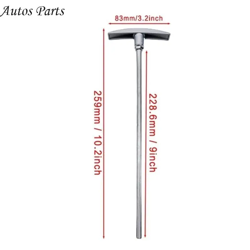 57BA 9inch نفايات صمامات مقبض قضيب أنبوب تمديد مع مقبض معسكر سيارات الصرف الصحي صمامات نفايات الاستبدال قضيب التمديد