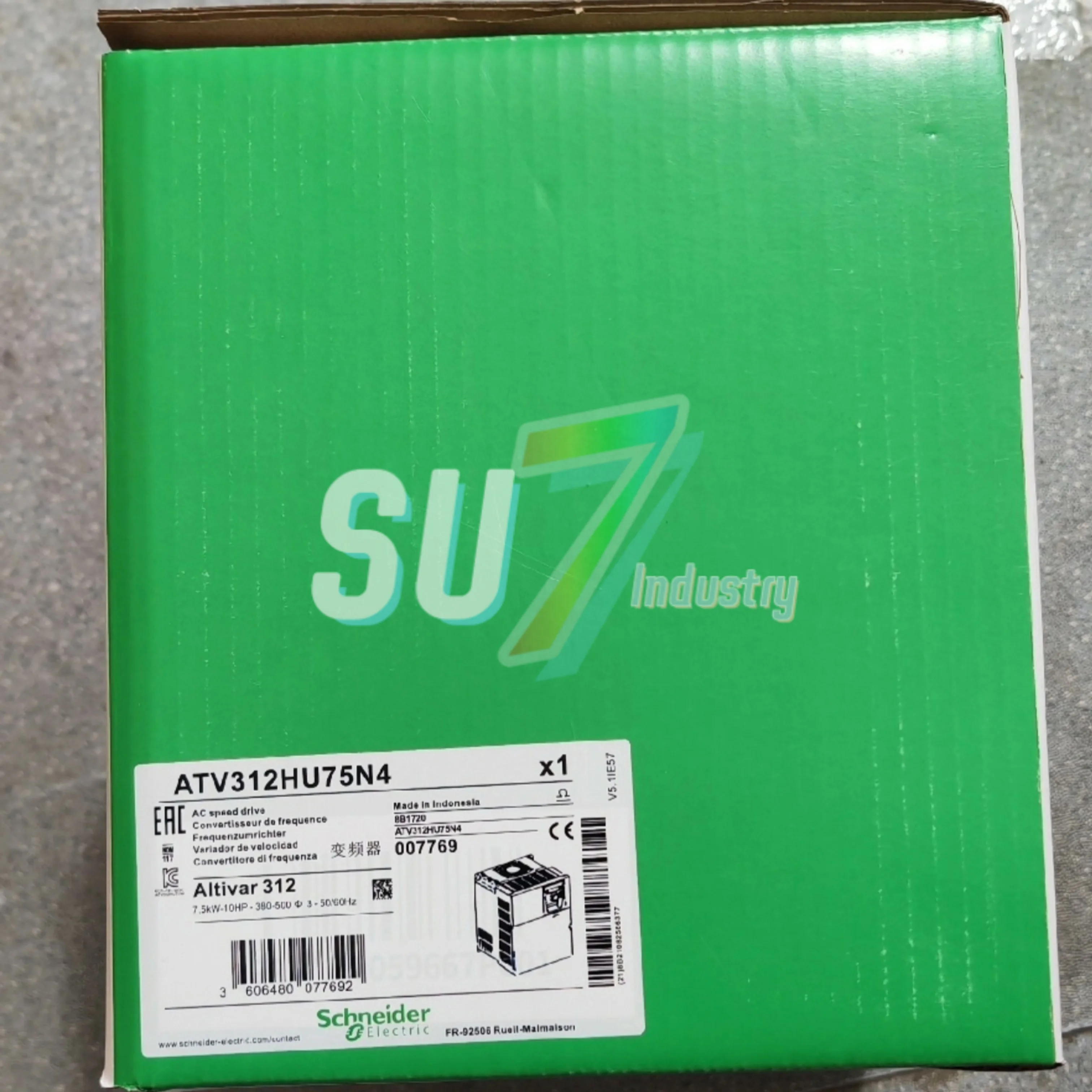 

Преобразователь частоты ATV212HU75N4 ATV312H018M2 ATV312H075N4 Новый в коробке