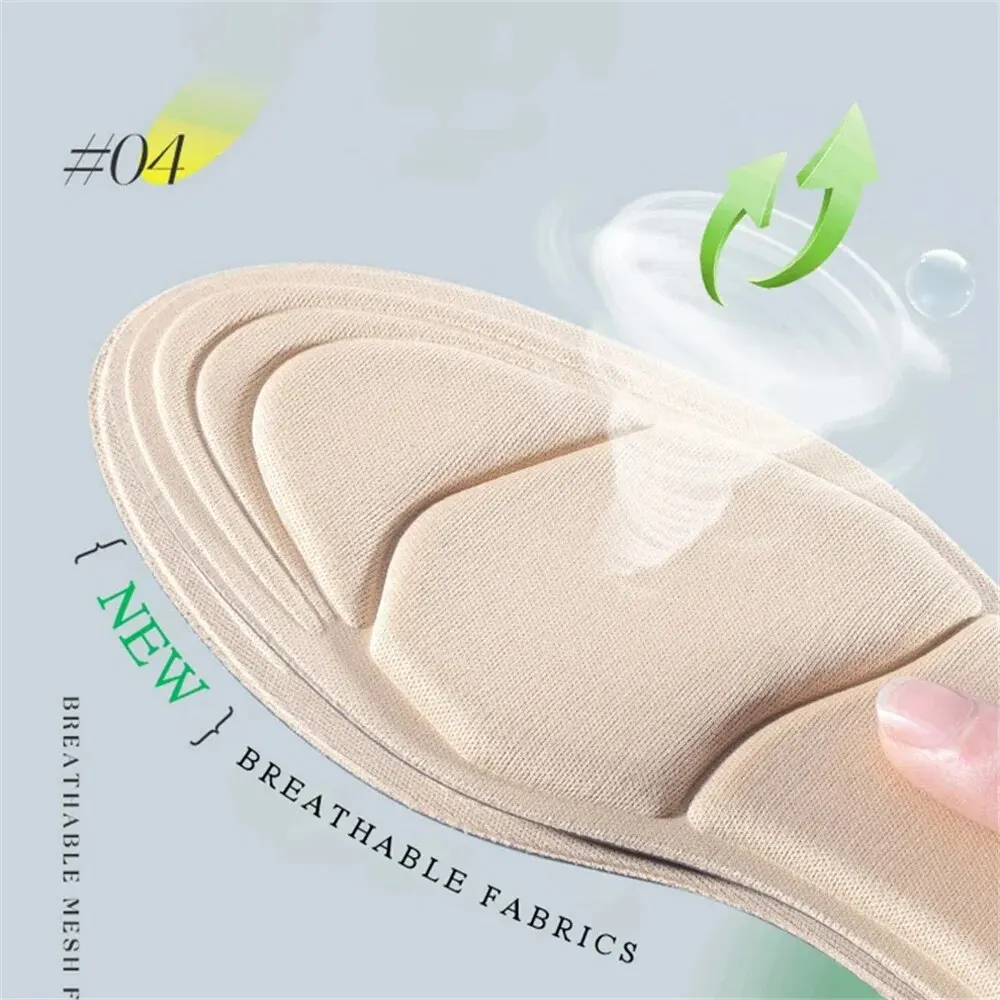 Insoles Memory Foam Women High-heel Shoes Insoles Anti-slip Cutable Insole Comfort Breathable Heel Protection Massage Shoe Pads