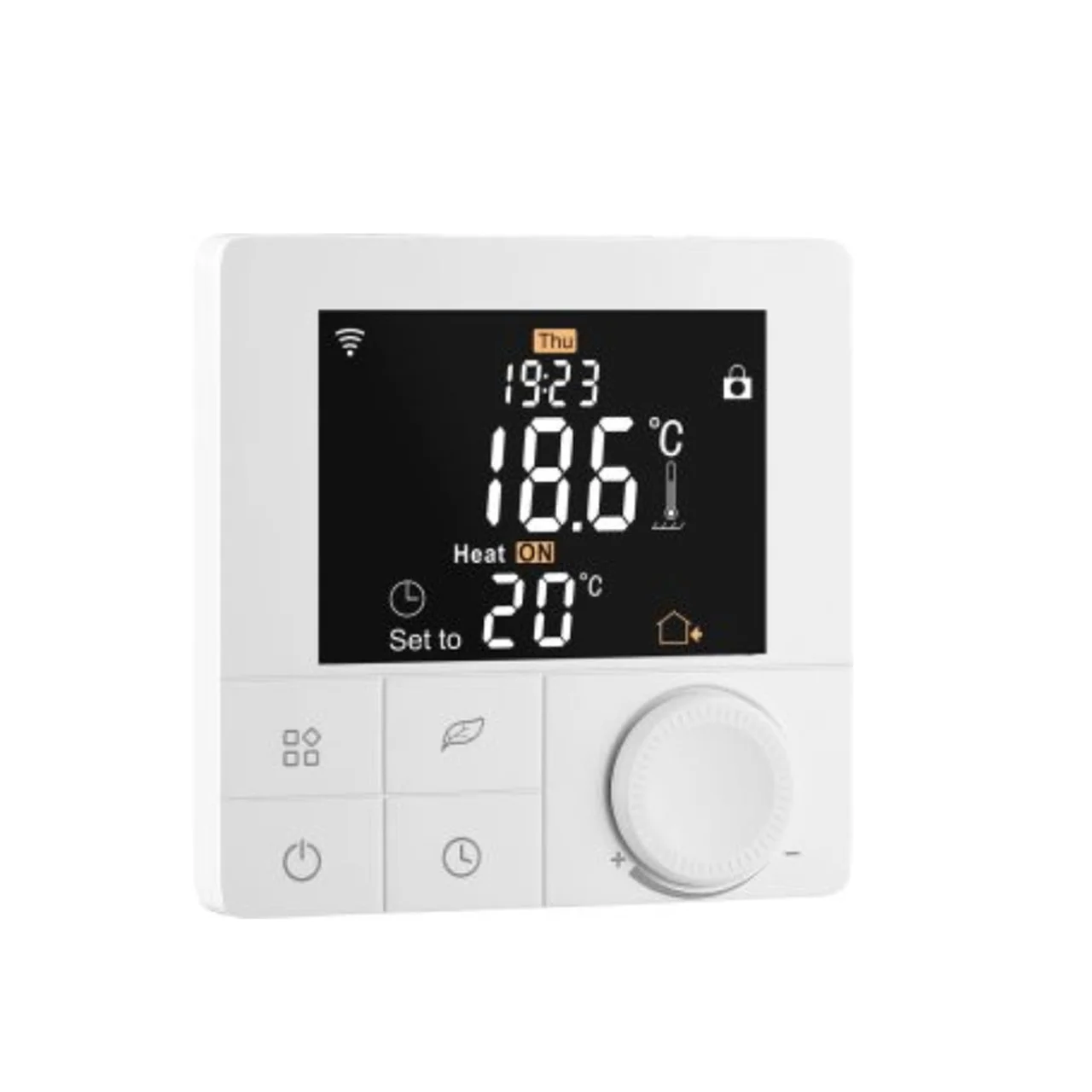 

Smart Thermostat for Home Energy Saving Voice Control and Weekly Programmable Schedule with App Remote Temperature Adjustment