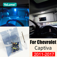 For Chevrolet Captiva C100 C140 2011 2012 2013 2014 2015 2016 2017 5pcs 12v Car LED Bulbs Reading Lamps Trunk Light Accessories