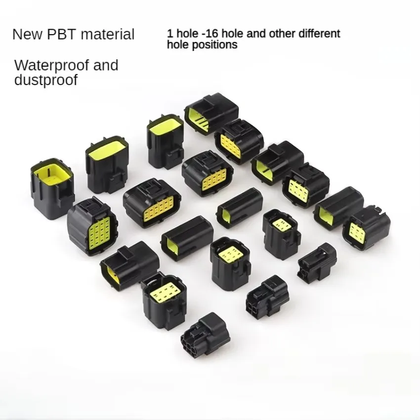 1 2 3 4 6 8 10 12 16 Pin Denso Auto Waterproof Connector Electrical Plug For Car Sealed Truck Socket