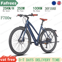 Fafrees F700W City Electric Bike: 36V 10Ah Battery, 250W Motor, 25km/h Top Speed, Two-Wheel Adult Urban Bicycle