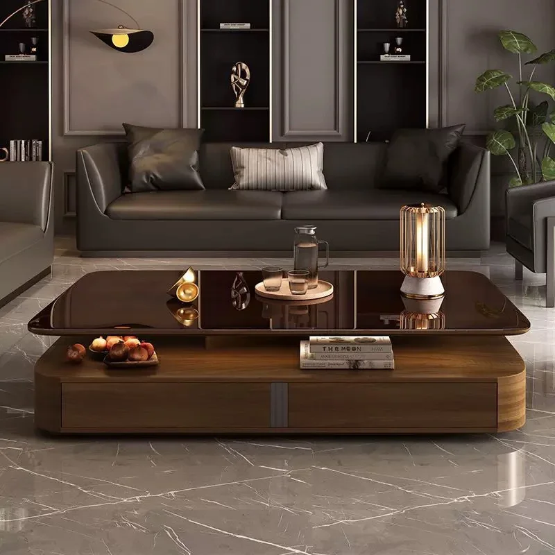 Nordic European Vintage Coffee Table Luxury Italian Storage Center Coffee Table Hallway Deco Modern Meuble Salon Furniture Home